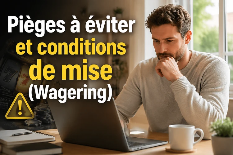 Pièges à éviter et conditions de mise (Wagering)