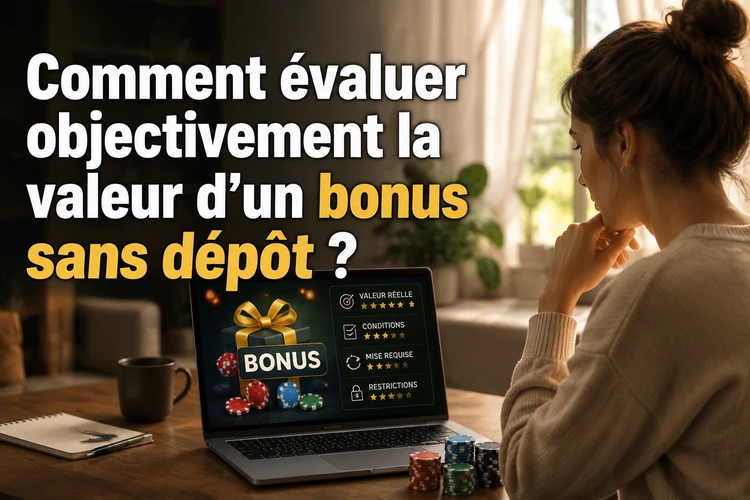 Comment évaluer objectivement la valeur d’un bonus sans dépôt?