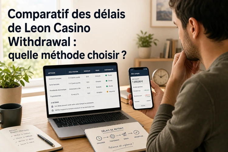 Comparatif des délais de Leon Casino Withdrawal: quelle méthode choisir?