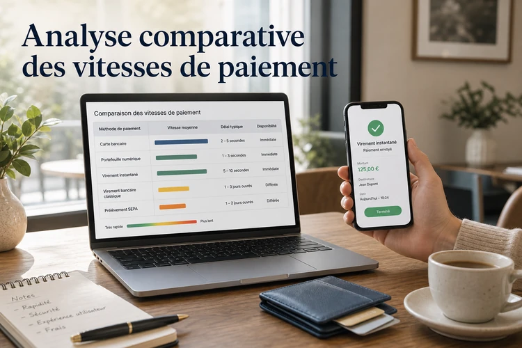 Analyse comparative des vitesses de paiement